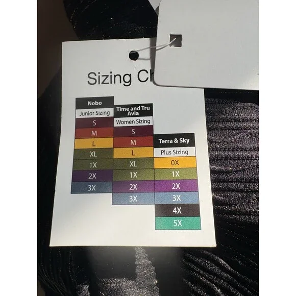 Time And Tru Women’s One Piece Swimsuit Cut Out Black/Gold 	 NWT Size L 12-14 - Picture 8 of 10